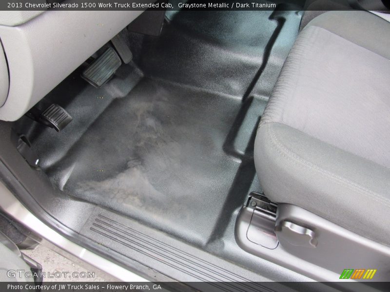 Graystone Metallic / Dark Titanium 2013 Chevrolet Silverado 1500 Work Truck Extended Cab