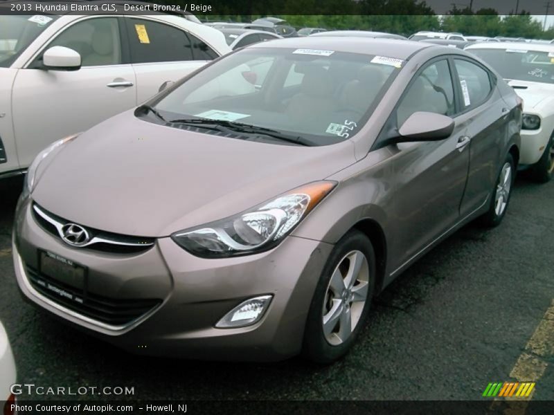 Desert Bronze / Beige 2013 Hyundai Elantra GLS