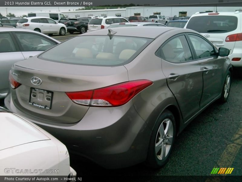 Desert Bronze / Beige 2013 Hyundai Elantra GLS