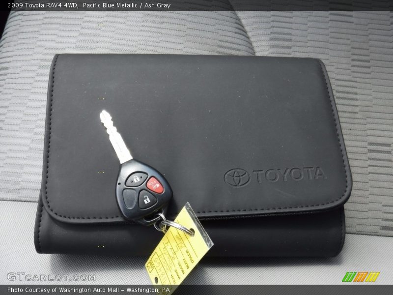 Pacific Blue Metallic / Ash Gray 2009 Toyota RAV4 4WD