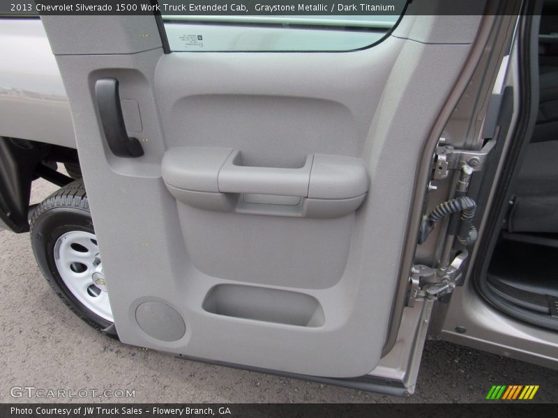 Graystone Metallic / Dark Titanium 2013 Chevrolet Silverado 1500 Work Truck Extended Cab