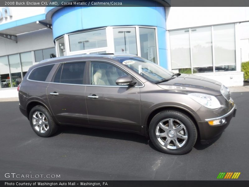 Cocoa Metallic / Cashmere/Cocoa 2008 Buick Enclave CXL AWD