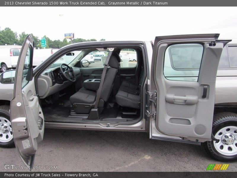 Graystone Metallic / Dark Titanium 2013 Chevrolet Silverado 1500 Work Truck Extended Cab