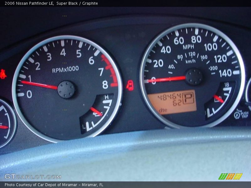 Super Black / Graphite 2006 Nissan Pathfinder LE