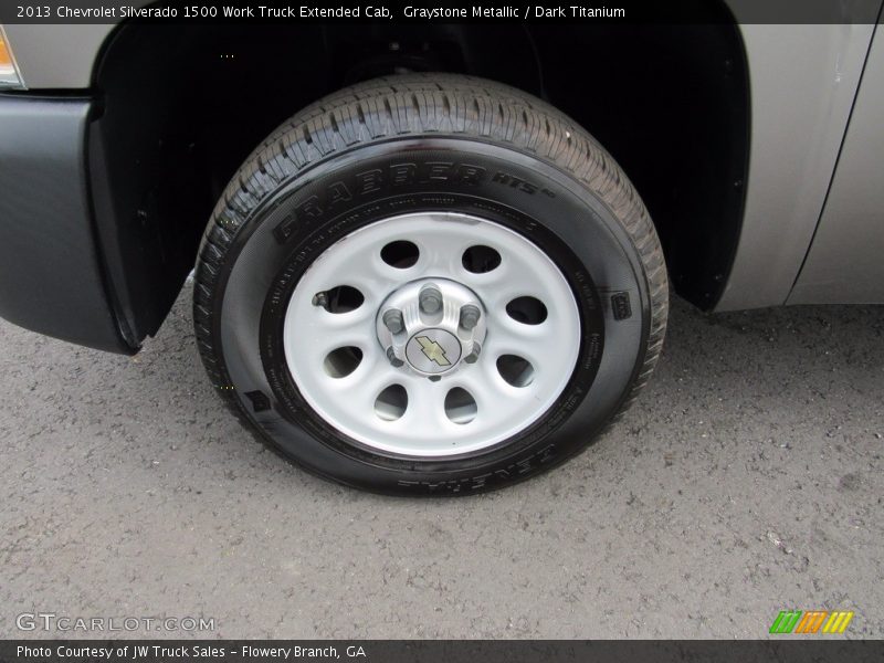 Graystone Metallic / Dark Titanium 2013 Chevrolet Silverado 1500 Work Truck Extended Cab