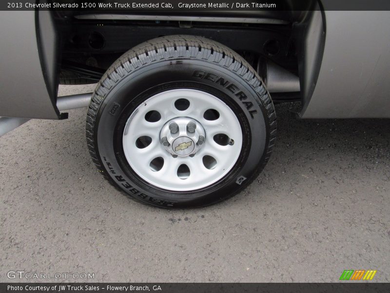 Graystone Metallic / Dark Titanium 2013 Chevrolet Silverado 1500 Work Truck Extended Cab
