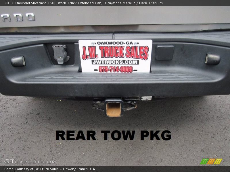 Graystone Metallic / Dark Titanium 2013 Chevrolet Silverado 1500 Work Truck Extended Cab