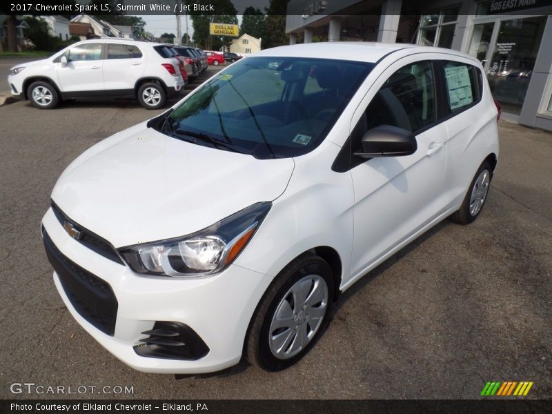 Summit White / Jet Black 2017 Chevrolet Spark LS