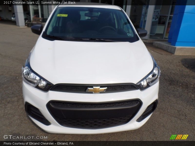 Summit White / Jet Black 2017 Chevrolet Spark LS