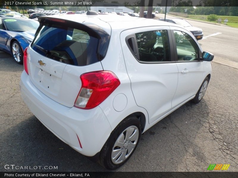 Summit White / Jet Black 2017 Chevrolet Spark LS