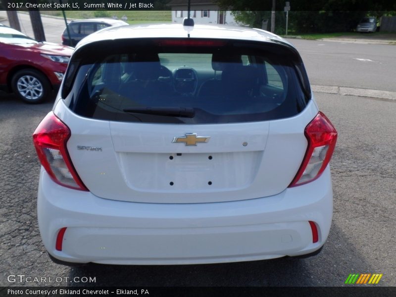 Summit White / Jet Black 2017 Chevrolet Spark LS