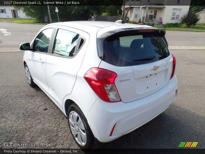 Summit White / Jet Black 2017 Chevrolet Spark LS
