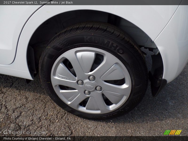 Summit White / Jet Black 2017 Chevrolet Spark LS