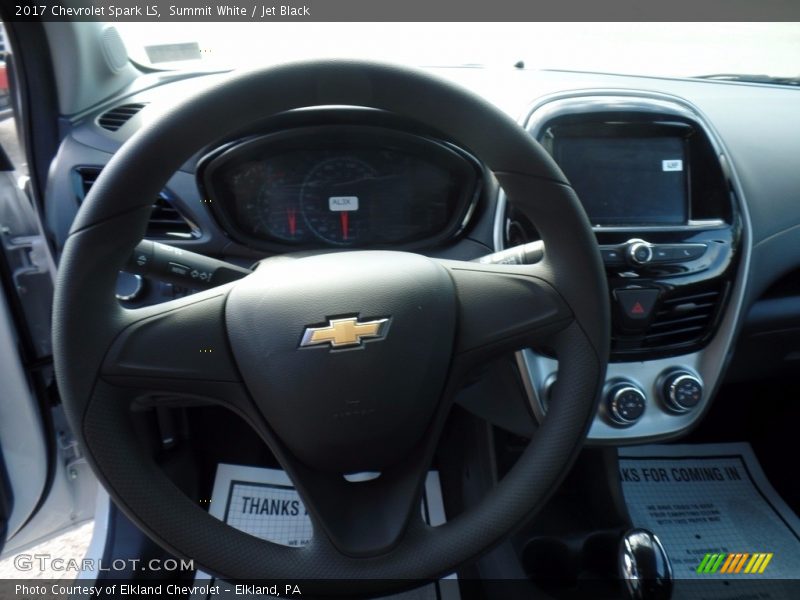 Summit White / Jet Black 2017 Chevrolet Spark LS