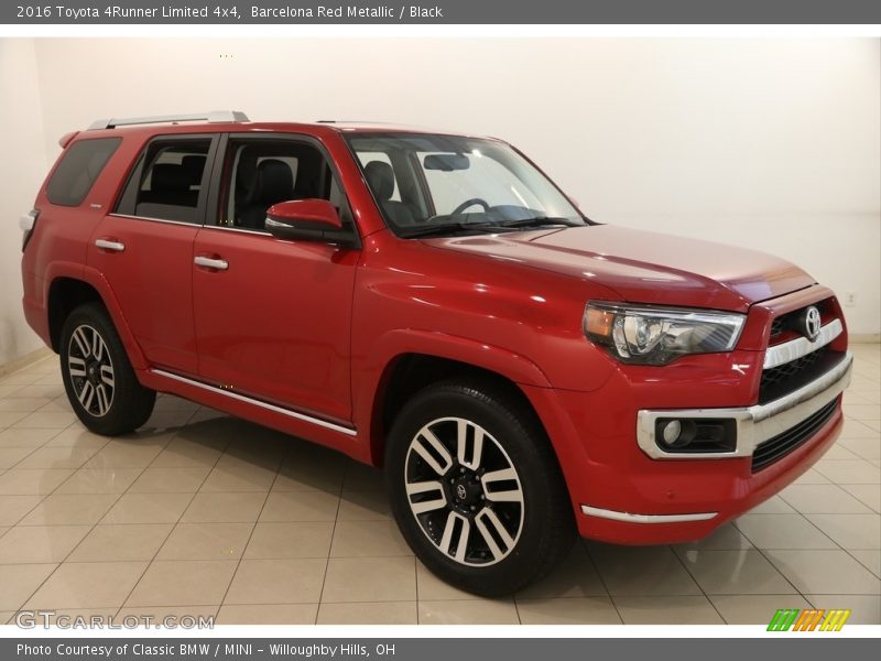 Barcelona Red Metallic / Black 2016 Toyota 4Runner Limited 4x4