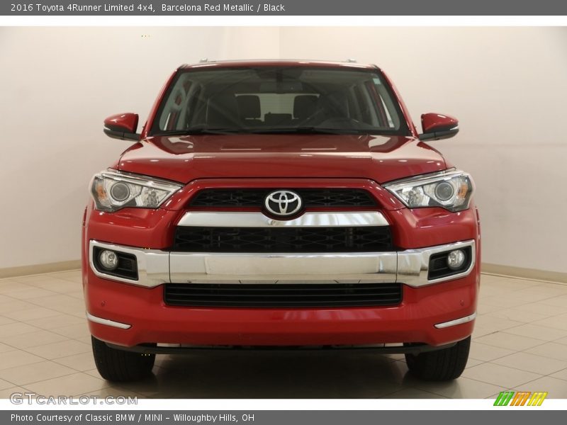 Barcelona Red Metallic / Black 2016 Toyota 4Runner Limited 4x4
