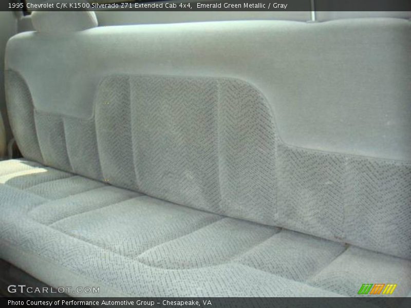 Emerald Green Metallic / Gray 1995 Chevrolet C/K K1500 Silverado Z71 Extended Cab 4x4