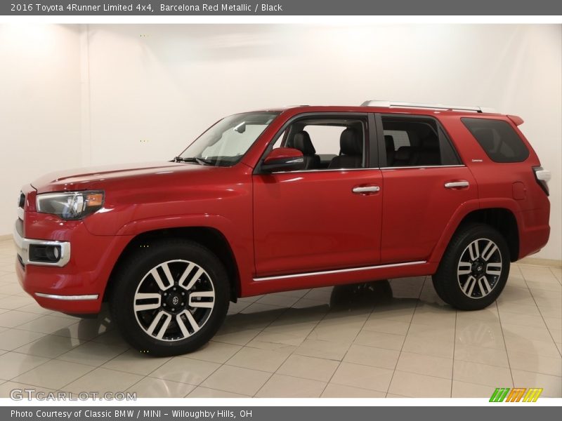 Barcelona Red Metallic / Black 2016 Toyota 4Runner Limited 4x4