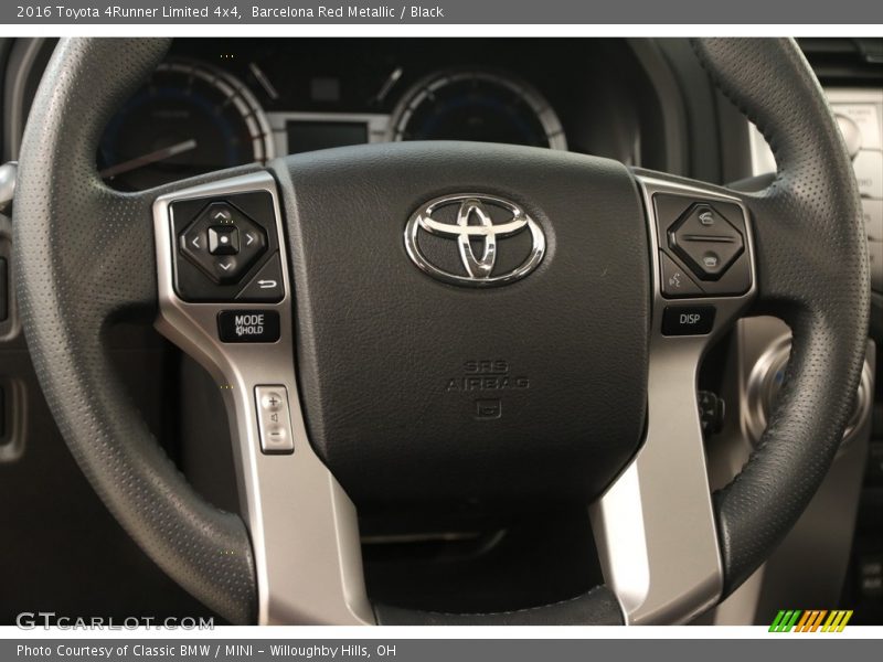 Barcelona Red Metallic / Black 2016 Toyota 4Runner Limited 4x4