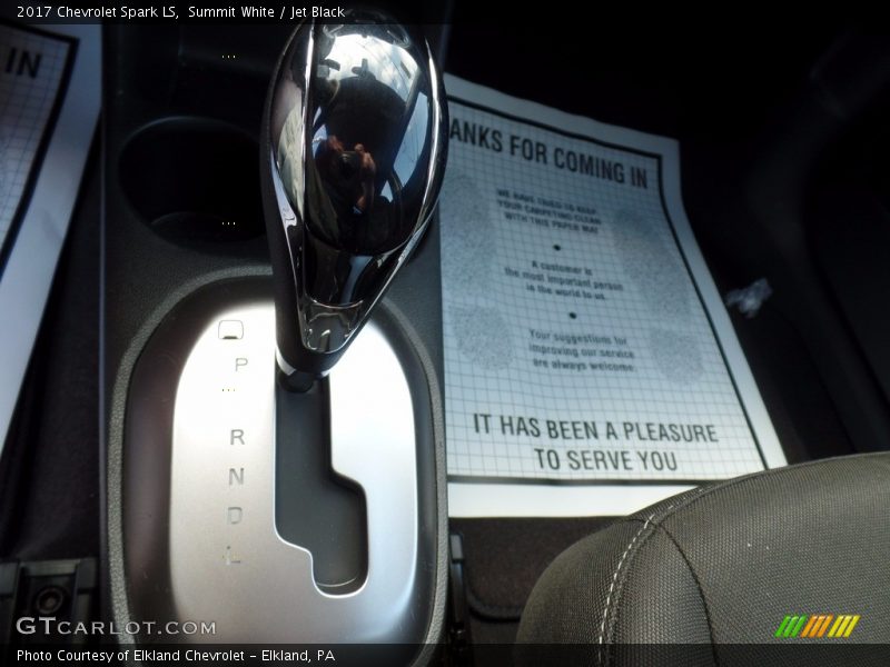 Summit White / Jet Black 2017 Chevrolet Spark LS