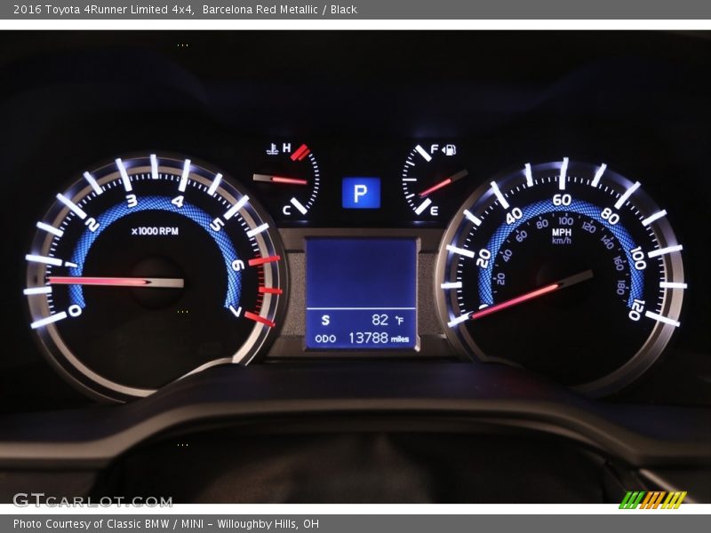 Barcelona Red Metallic / Black 2016 Toyota 4Runner Limited 4x4