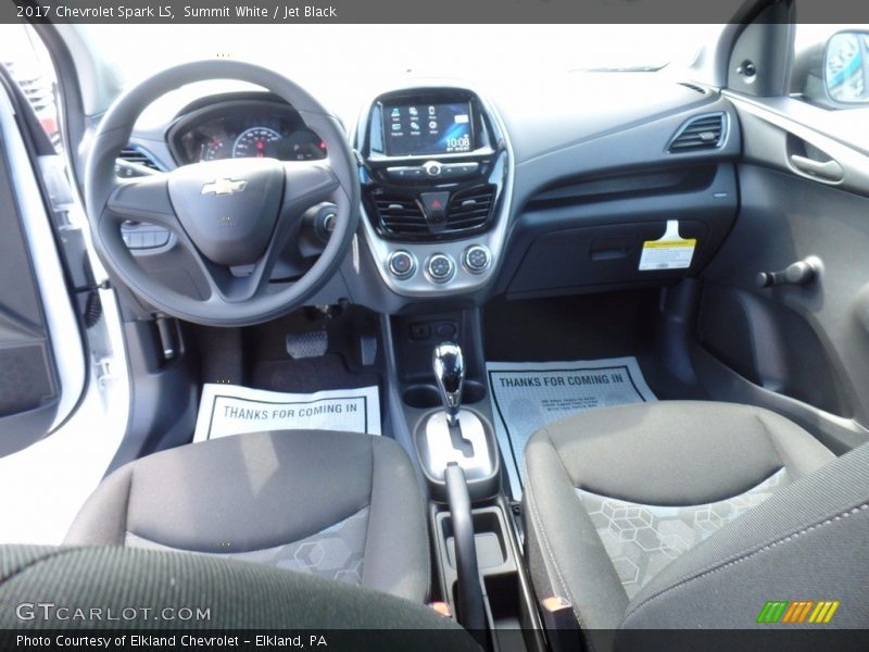 Summit White / Jet Black 2017 Chevrolet Spark LS