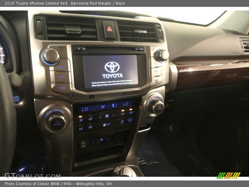 Barcelona Red Metallic / Black 2016 Toyota 4Runner Limited 4x4