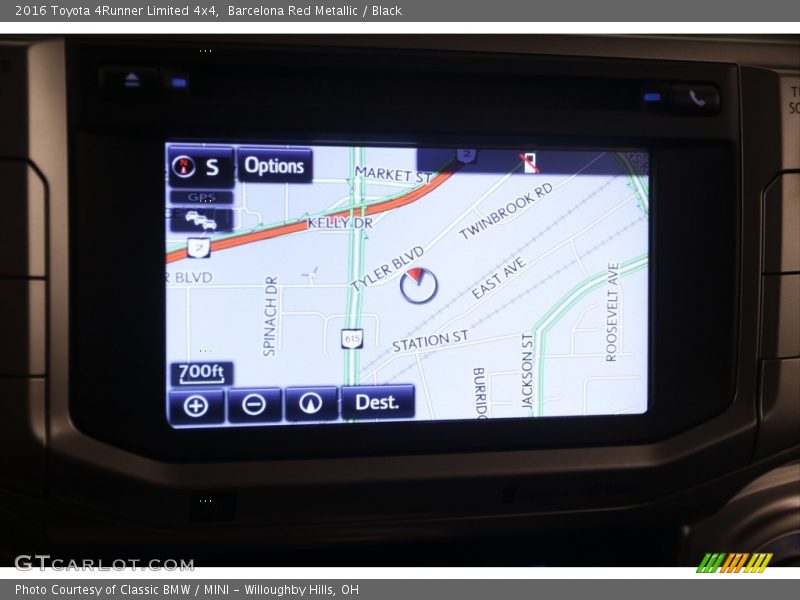 Barcelona Red Metallic / Black 2016 Toyota 4Runner Limited 4x4