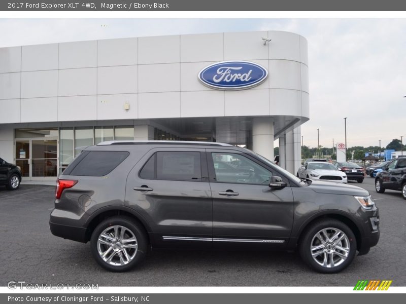 Magnetic / Ebony Black 2017 Ford Explorer XLT 4WD