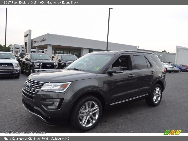 Magnetic / Ebony Black 2017 Ford Explorer XLT 4WD