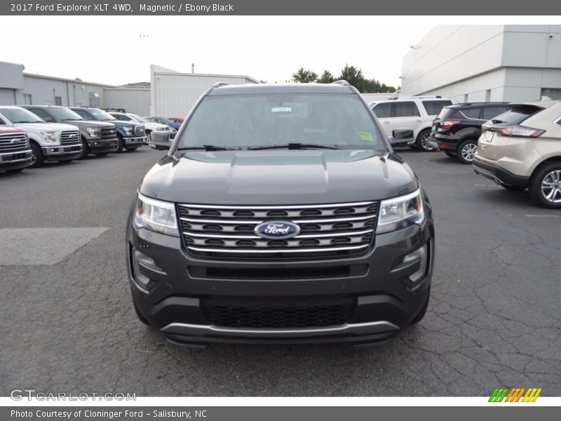 Magnetic / Ebony Black 2017 Ford Explorer XLT 4WD