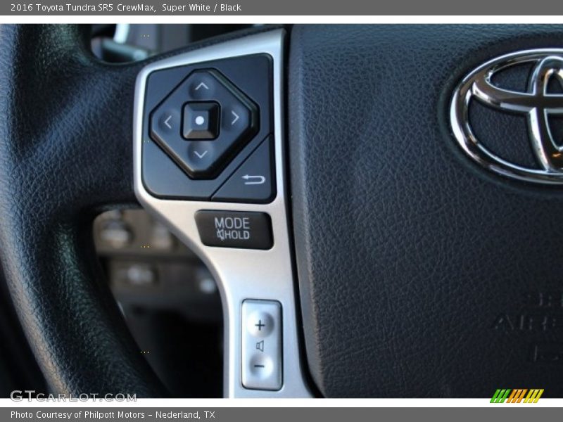 Super White / Black 2016 Toyota Tundra SR5 CrewMax