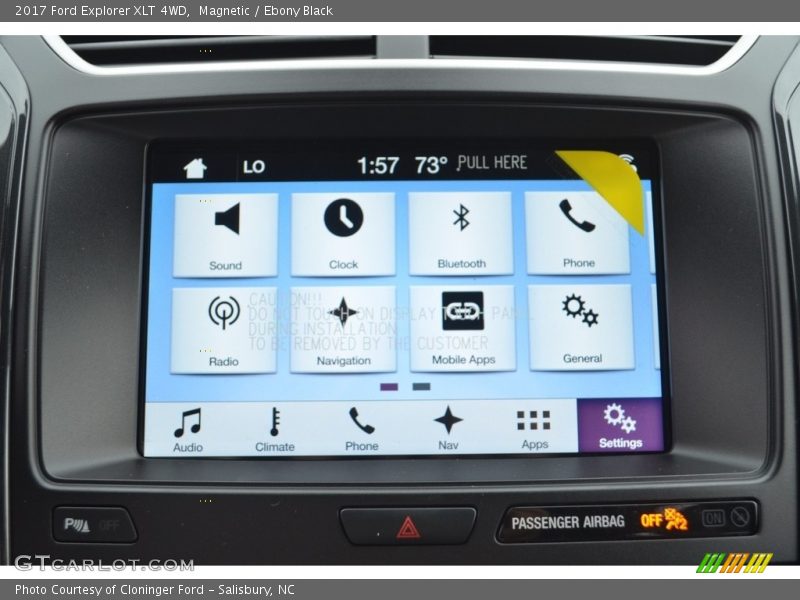 Magnetic / Ebony Black 2017 Ford Explorer XLT 4WD