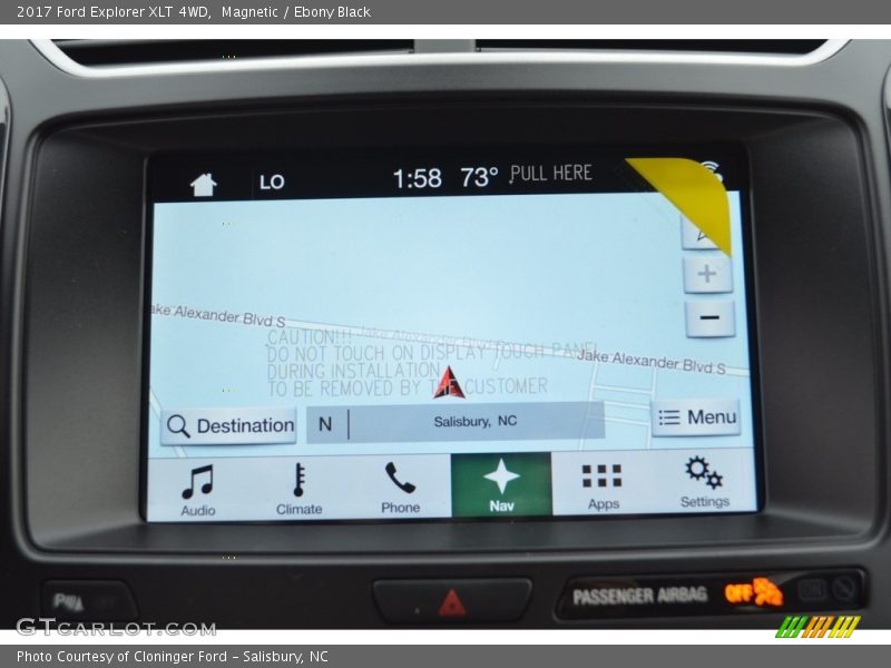 Magnetic / Ebony Black 2017 Ford Explorer XLT 4WD
