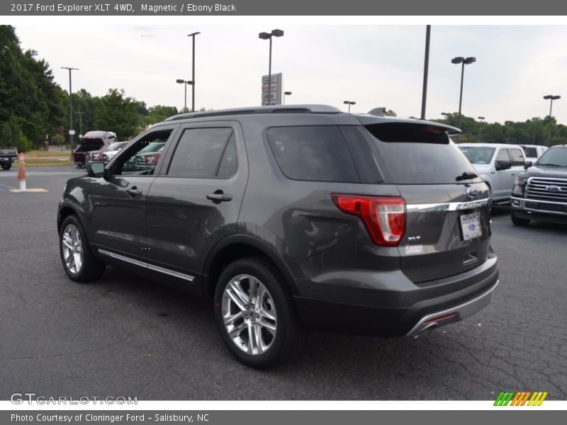 Magnetic / Ebony Black 2017 Ford Explorer XLT 4WD