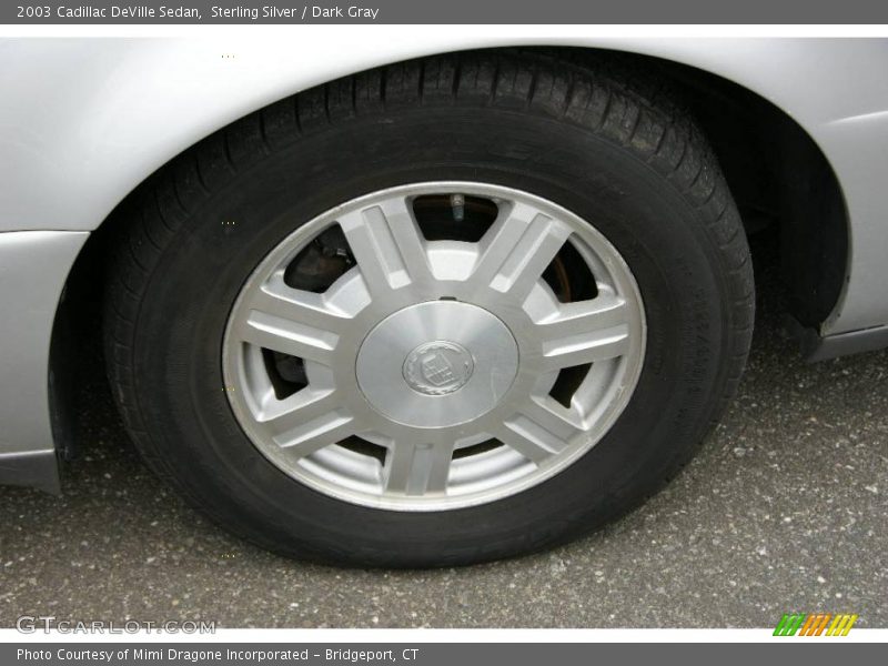 Sterling Silver / Dark Gray 2003 Cadillac DeVille Sedan