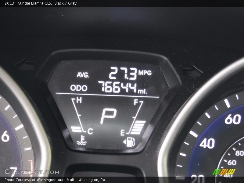 Black / Gray 2013 Hyundai Elantra GLS