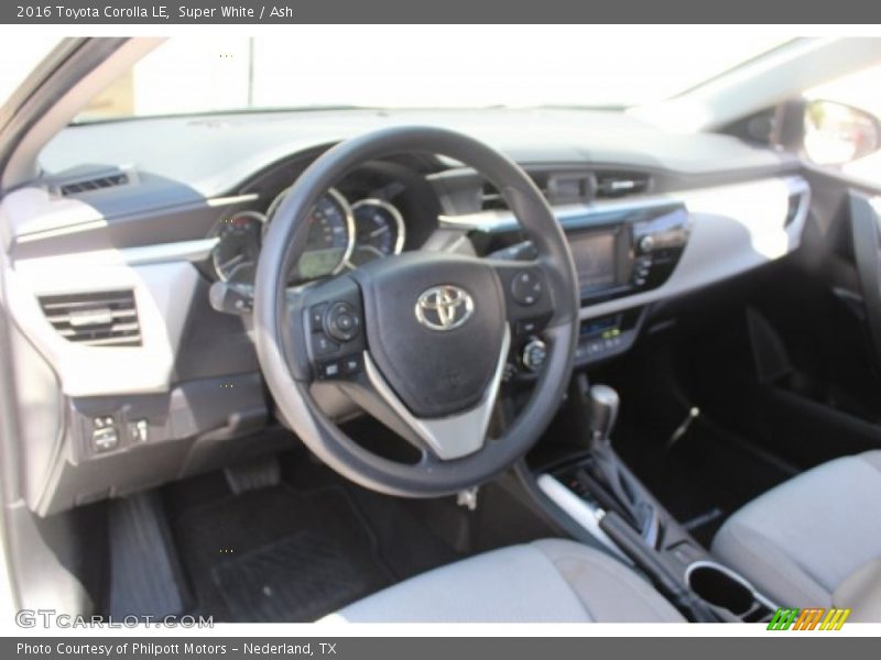 Super White / Ash 2016 Toyota Corolla LE