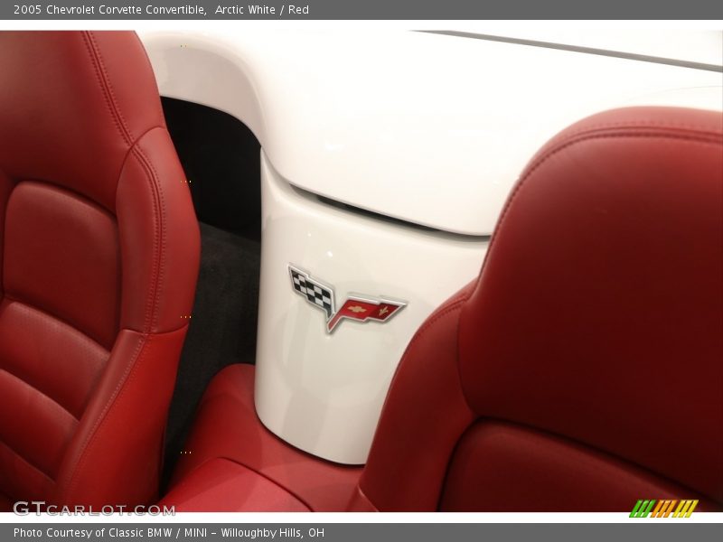 Arctic White / Red 2005 Chevrolet Corvette Convertible