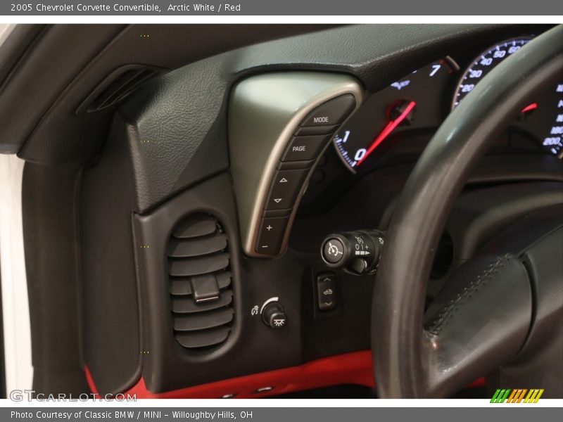 Arctic White / Red 2005 Chevrolet Corvette Convertible