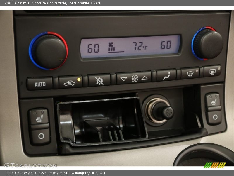 Arctic White / Red 2005 Chevrolet Corvette Convertible