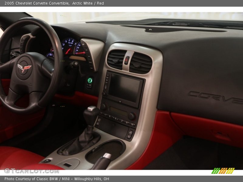 Arctic White / Red 2005 Chevrolet Corvette Convertible