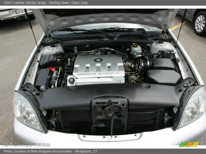 Sterling Silver / Dark Gray 2003 Cadillac DeVille Sedan