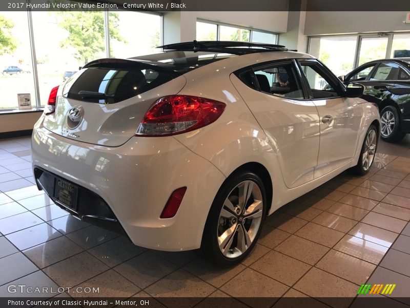 Century White / Black 2017 Hyundai Veloster Value Edition