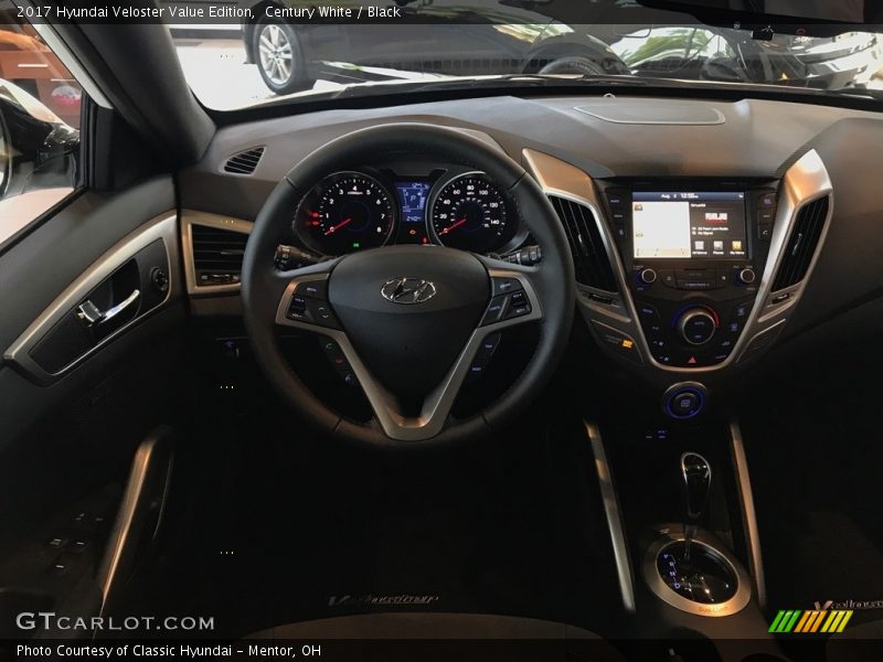 Century White / Black 2017 Hyundai Veloster Value Edition