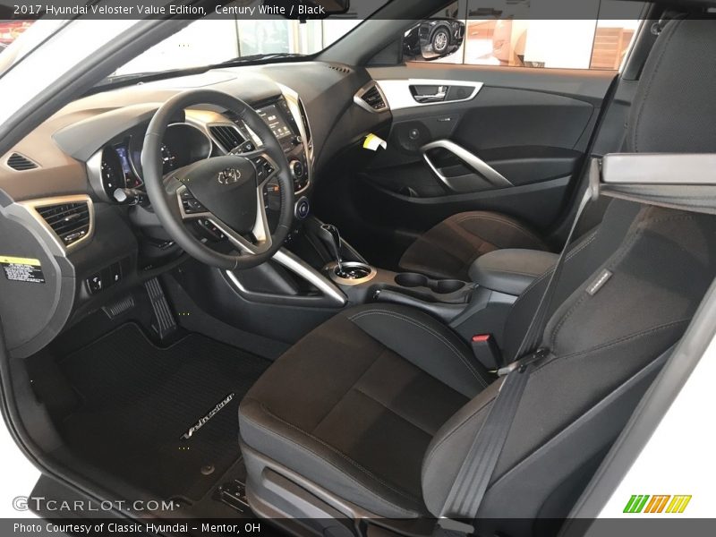 Century White / Black 2017 Hyundai Veloster Value Edition