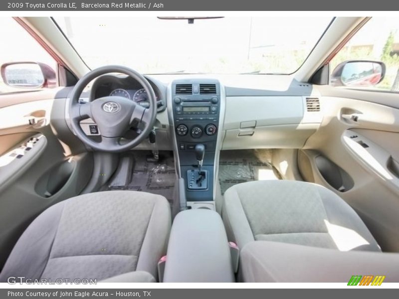 Barcelona Red Metallic / Ash 2009 Toyota Corolla LE