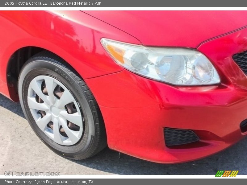 Barcelona Red Metallic / Ash 2009 Toyota Corolla LE