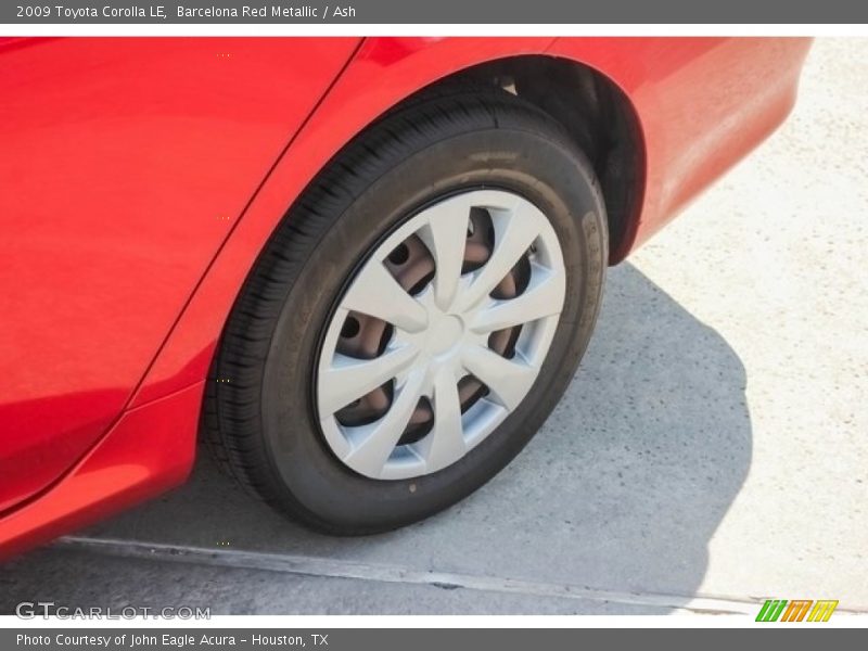 Barcelona Red Metallic / Ash 2009 Toyota Corolla LE