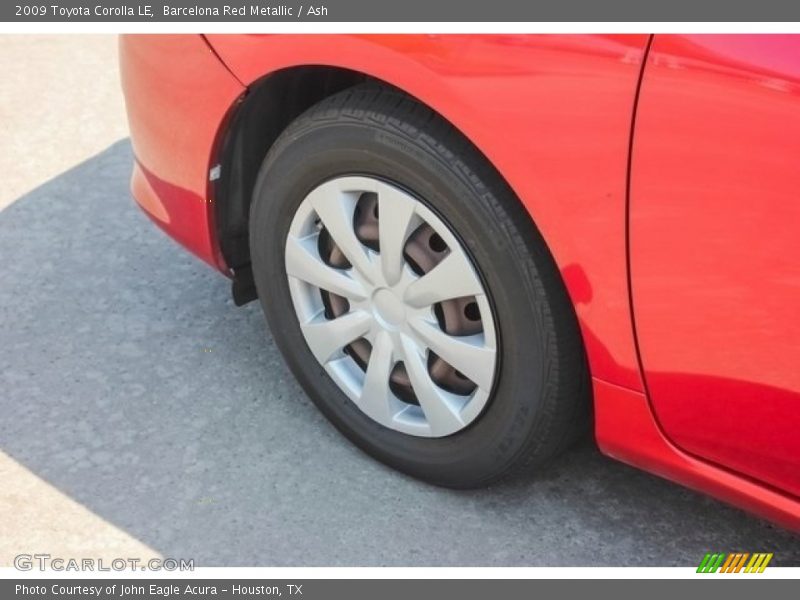 Barcelona Red Metallic / Ash 2009 Toyota Corolla LE